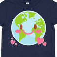 thumbnail image 4 of Inktastic Happy Earth Day with hearts Boys or Girls Toddler T-Shirt, 4 of 5