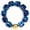 Deep Blue, variant on Chunky Beaded Bracelet for Women Trendy Statement Big Colorful Resin Bead Bubble Bracelets Summer Beach Boho Charm Jewelry Cute Gifts for Women