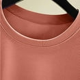 thumbnail image 5 of ZyeKqe Womens Pajama Top Crew Neck Sleep T-Shirt Short Sleeve Lounge Top Soft Summer Tee, 5 of 6