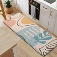 thumbnail image 5 of Orange Boho Abstract and Plant Pattern Kitchen Rug Mat,Kitchen Runner Rugs Non Skid Washable,Decorative Kitchen Floor Mats for Kitchen,Sink,Laundry,17"x47.2", 5 of 7