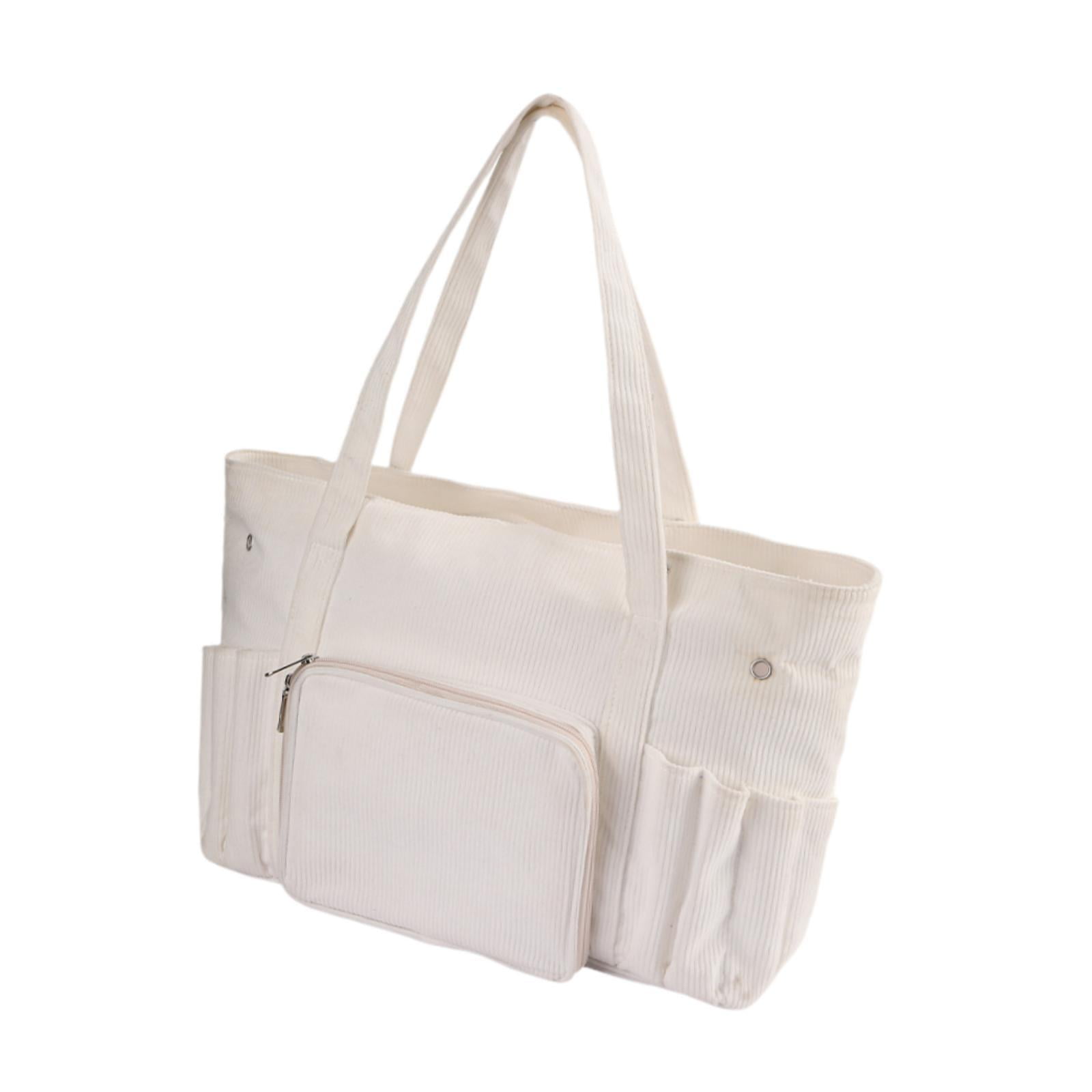 Wxqbjtam Yarn Storage Bag Multiuse Crochet Beginners Gift Zipper Closure Yarn Handbag for White
