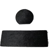 Cir-Cut Traditional Rest Kit Black Calf Hair 2 Piece