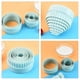 thumbnail image 5 of Circular Biscuit Cutters Biscuit Mold for Baking Use 8Pcs Plastic Set, 5 of 5