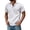 White, variant on JULMCOMO Cotton Linen Polo Shirts for Men Collared 3 Buttons Short Sleeve Casual Breathable Golf Shirts Summer Classic Tees White 3XL