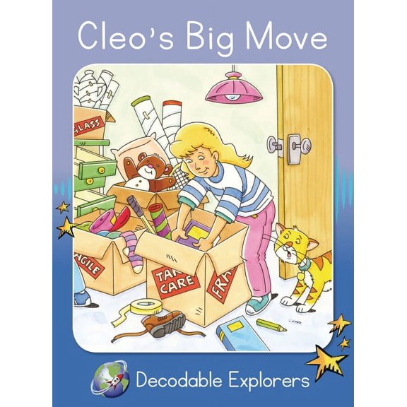 Red Rocket (Tm) Readers Decodable Explor Cleo's Big Move: Skills Set 6, (Paperback)