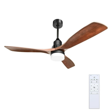 

UbesGoo 52 Inch Ceiling Fan Light With 6 Speed Remote Reversible Energy-saving DC Motor