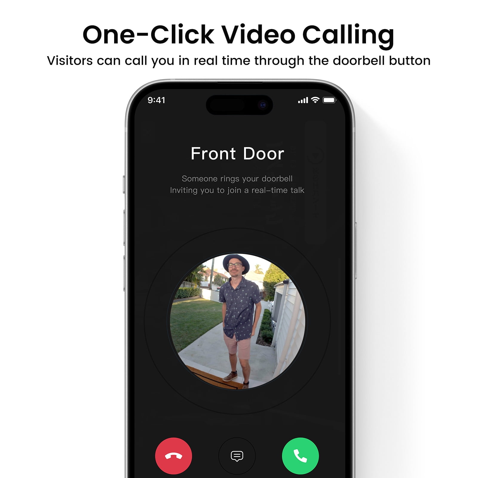 AOSU 2K /3MP Wireless Doorbell Camera with Chime, Head-to-Toe View Video Doorbell, Smart Parcel Detection, 2 Way Audio, Night Vision