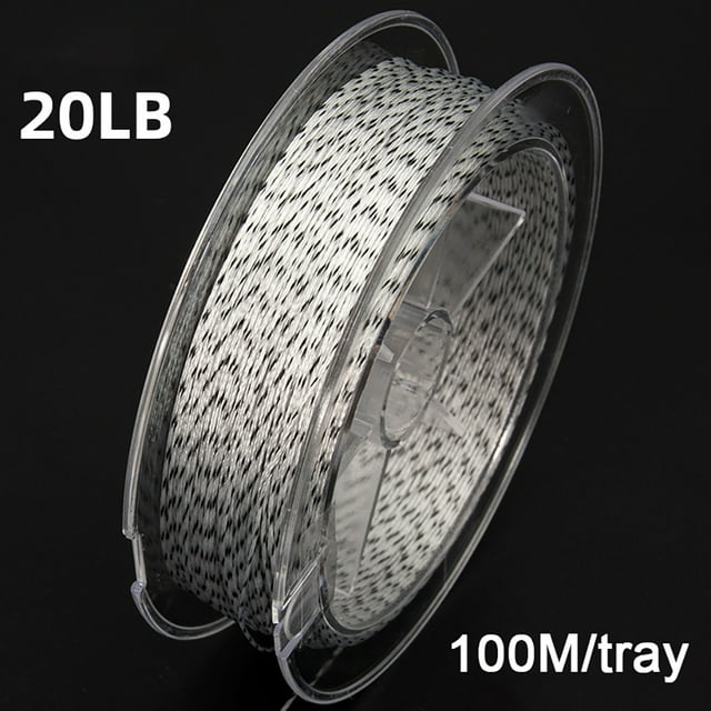 Fly Fishing Line Preparation Outdoor 8 Strands Flexible Backing Fish Flying Cord Pocket Tool Freshwater Storage Fishline White Black Type 6
