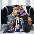 thumbnail image 2 of Soft Flannel Fleece Blanket Zac Efron Plush Throw Cozy Blankets for Couch Sofa 40"x30", 2 of 7
