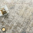 thumbnail image 3 of SIXHOME 12'x15' Area Rugs for Living Room Modern Abstract Area Rugs Machine Washable Rugs Soft Neutral Carpet Rugs for Bedroom Dining Room Office Aesthetic Home Decor Non Slip Rug Taupe Gray, 3 of 8