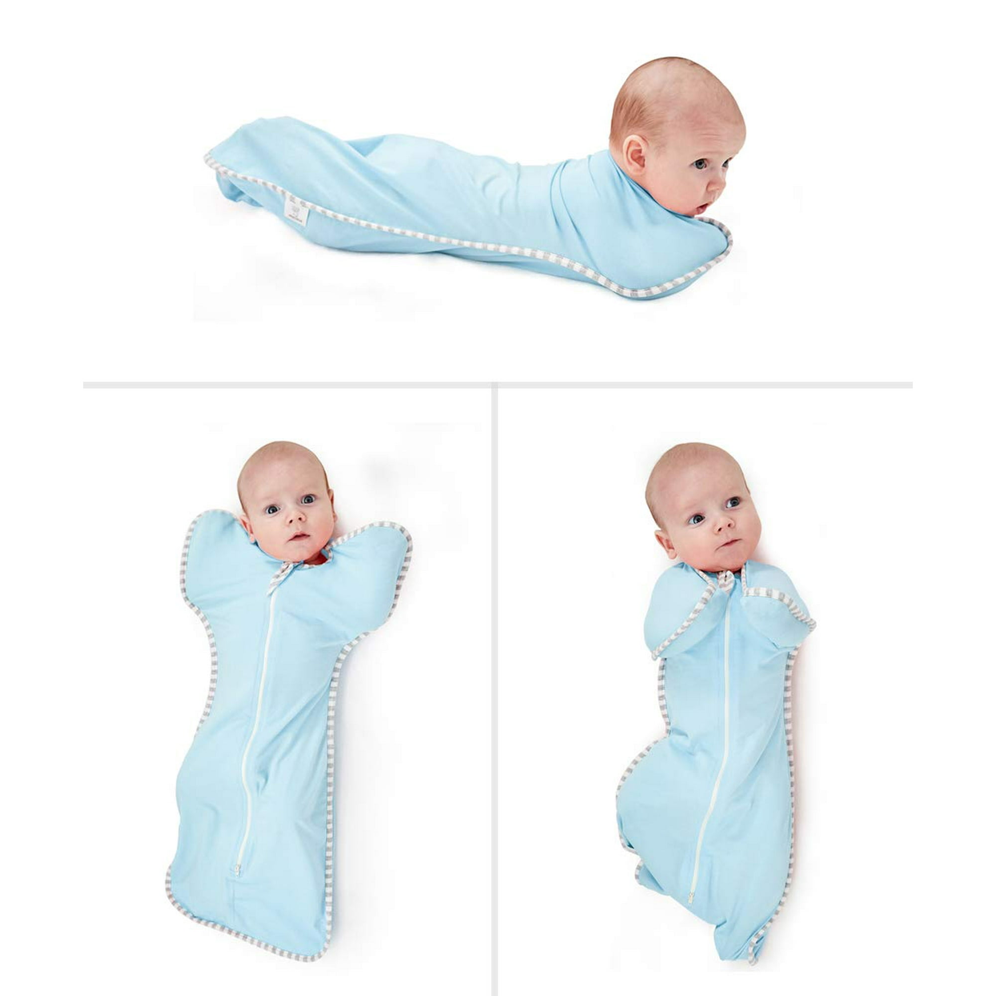 Belleviee 2 Pack Swaddle Sack With Arms Up Design Gently Help Baby Self Soothing Transitions To Arms Free Wearable Sleeping Bag Snug Fit Calms Start