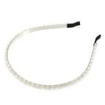 thumbnail image 5 of Unique Bargains 1 Pcs 2 Rows Rhinestone Headband Hairband for Women 0.31 Inch Wide Transparent, 5 of 7