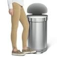 thumbnail image 2 of simplehuman Indoor Step Trash Can Brushed Stainless Steel 12 Gal. (CW2030), 2 of 7
