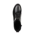 thumbnail image 3 of Botas DREAM PAIRS DMB214 negras de combate con cordones hasta media caña, 3 of 4