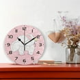 thumbnail image 6 of Dreamtimes Cute Elephant Wall Clock, 10 Inch Silent Non Ticking Round Clock Oil Painting Clock Easy to Read Clock for Living Room Bedroom Bathroom Home Decor, 6 of 7