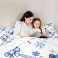 thumbnail image 4 of Erosebridal Tropical Blueberry Twin Comforter Sets for Girls, Daisy Flower Bedding Set, Reversible, 2pcs, 4 of 6