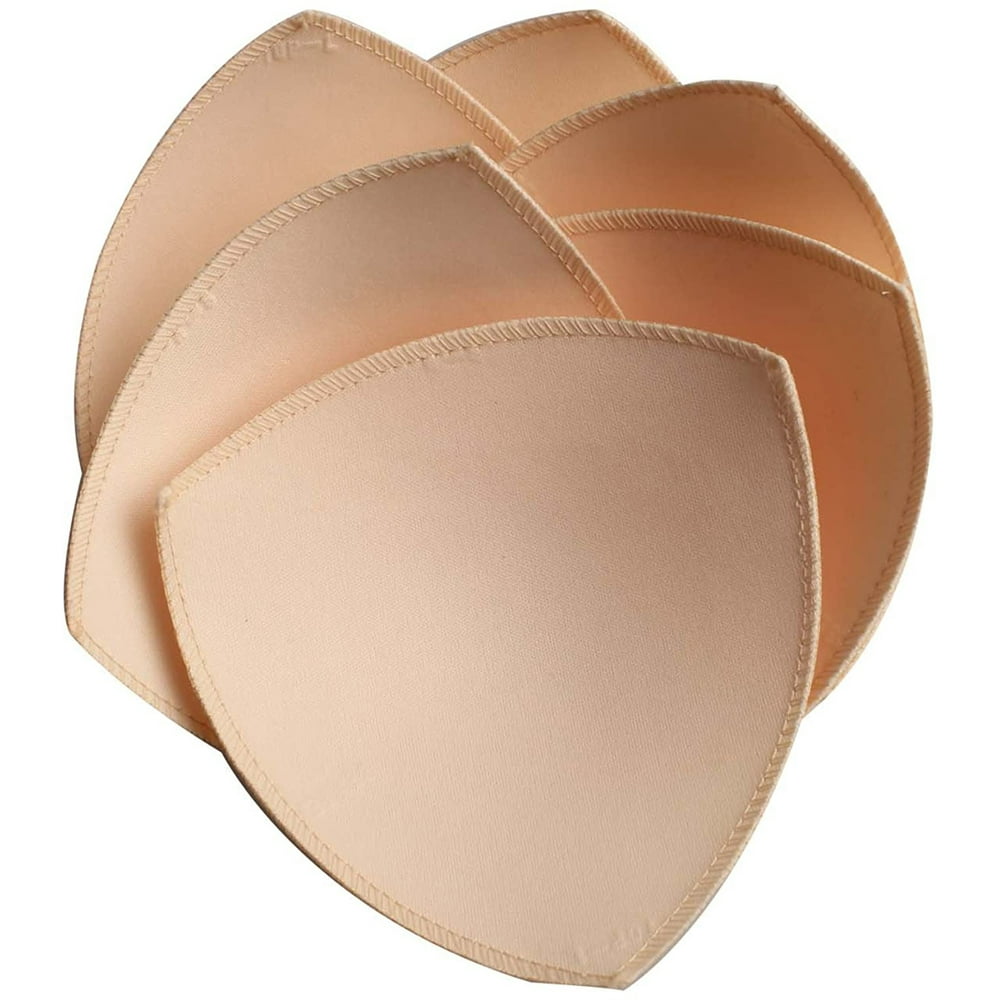 2CFun Bra Pads Inserts Women's Comfy Sports Cups Bra Insert 3 Pair in