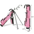 thumbnail image 4 of RUTHNISSI Golf Stand Bag, Lightweight Golf Easy Carry Bag with Padded Strap，Durable Pitch n Putt Golf Bag , Practice Ranger Sunday Golf Bag for Men&Women, 4 of 6