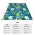thumbnail image 3 of Sikiie Shark And Leaves Ultra-Soft Micro flannel Blanket Luxury All Seasons Warm Blanket for Bedding Sofa and Travel (4 sizes)-40"x30", 3 of 7