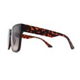 thumbnail image 3 of Womens Slick Horn Rim Inset Lens Plastic Chic Sunglasses Tortoise Smoke, 3 of 5