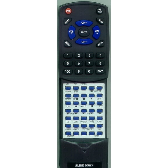 Replacement Remote for DENON 9630088707, RT9630088707, RC895, DRA295