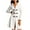 White, variant on Women’s Festive Plush Coat Hooded Cardigan Toggle Buttons Faux Fur Trim Relaxed Fit Christmas Y2K Style Warm Cozy Outerwear for Winter Holidays