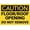 Warning Sign 2, variant on Caution Foot Protection Required No Tennis Or Open Toed Shoes Sign, 8"x12" Tin Wall Decor, Great for Garden and Yard Safety Alert