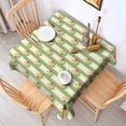 thumbnail image 2 of Pioneer Flower Floral Print Pattern Square Tablecloth, Waterproof Wipeable Spillproof Washable Table Cover for Home Kitchen Party Decor, 42"x42", 2 of 6