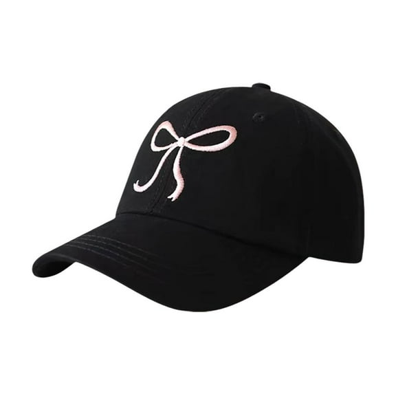 Bow-Tie Baseball Cap for Women,Women Baseball Cap,Spring and Summer Sun Protection Hats,Sun Cap Visor Cap U4P9