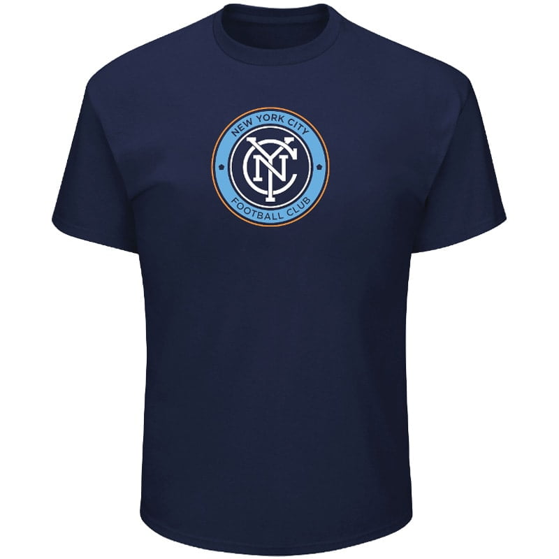 New York City Football Club Blue Logo T-Shirt NYC FC 