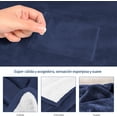 thumbnail image 3 of Cobija King Size Bluelander, Tipo Borrego Térmico, Azul Marino, 3 of 5