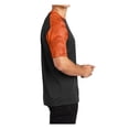 thumbnail image 2 of Mafoose Mens CamoHex Colorblock Polyester Tee Shirt Black/ Neon Orange 2XL, 2 of 4