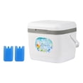 thumbnail image 1 of koolsoo Glacière Portable 15 L Résistante aux Fuites pour Hommes Femmes Boissons Froides/chaudes Concert Blanc, 1 of 9