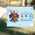 thumbnail image 4 of Just a Certified Nursing Assistant Cna Who Loves Her Dachshund Yard Sign Wiener Dog Lover Gifts Idea Outdoor Home Lawn Garden Porch Decor - 00003, 4 of 5