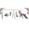 thumbnail image 3 of XDP Recreation Surf N Swing Set with Wave Slide, Super Disc Swing, Swing Seat, Stand R Swing, & Surf N Board Swing, 3 of 13