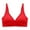 Womens Bras Red, variant on Womens Sports Bras, Deep V Bras for Women No Underwire Seamless Bralettes for Women Wireless Plunge T Shirt Bra Push Up S-3XL 