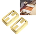 thumbnail image 1 of 2 Pcs Brass H Hole Electric Guitar Pickup Cover, Excellent Sound Quality, Easy Installation For Electric Guitars, 1 of 8