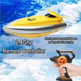 thumbnail image 1 of maskred RC Racing Boat Toy 2.4Ghz Remote Control 25KM/H High Speed Remote Control Boats RC Boat for Kids and Adults Yellow, 1 of 5