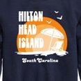 thumbnail image 3 of Instant Message - Hilton Head Island - Toddler & Youth Crewneck Fleece Sweatshirt, 3 of 6
