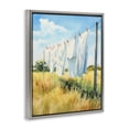 thumbnail image 3 of Stupell Industries Clothing Line in Windy Meadow Gray Framed Floater Canvas Wall Art, design by Creative Studio, 31 x 25, 3 of 9