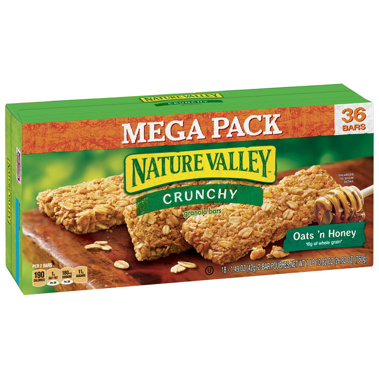 Nature Valley Granola Bars, Oats 'N Honey, Crunchy - 24 pack, 1.49 oz