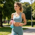 thumbnail image 6 of 16.9oz Sports Water Bottle, Leakproof Wide Mouth Hydration Jug, BPA-Free Large Capacity Waterbottle with Stainless Steel Rim for Gym, Travel, Hiking, Office, D, 6 of 8