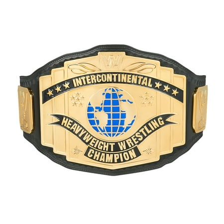 Official WWE Authentic  Black Intercontinental Championship Replica Title