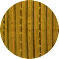 thumbnail image 1 of Ahgly Company Indoor Round Abstract Yellow Contemporary Area Rugs, 5' Round, 1 of 4