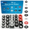 812 PCS O Rings Kit and Water Hose Washer with Screen Filter Assortment