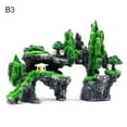 thumbnail image 3 of Estbridge Mountain View Decor Rockery Landscape Rock Hiding Cave Tree Aquarium Ornament Fish Tank Decoration, 3 of 8