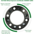thumbnail image 4 of SCITOO 4X 1.5 inch 6x139.7mm to 6x139.7mm Wheel Spacers Adapter HUB Centric 6x5.5 to 6x5.5 fits for Toyota Tundra FJ Cruiser 4-Runner Sequoia 2007-2015, 4 of 4