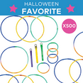 thumbnail image 3 of Oriental Trading Company Mega Value Glow Jewelry Multi-color Halloween Party Favors, 500 Count, 3 of 3