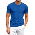 thumbnail image 6 of Men's Lightweight Mesh Outdoor Running Sports Top, Short Sleeve Breathable Quick Dry Shirt, Solid Color Athletic Active Tee, Pocket Training Gym Workout Hiking Travel Essential, 6 of 9