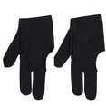 thumbnail image 2 of Guantes de billar ANGGREK 2 piezas mano izquierda profesional tres dedos negro, 2 of 8